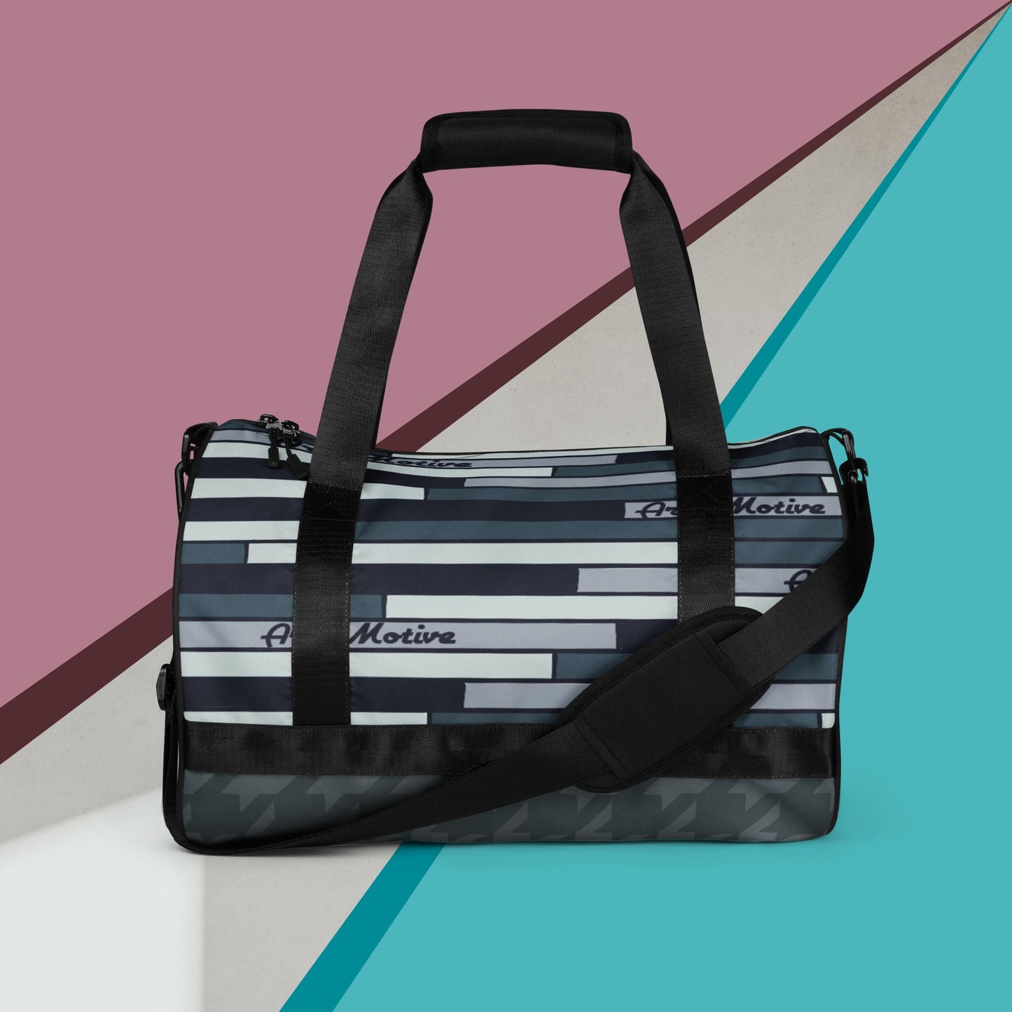 Art2Motive Grayscale Scatter Gym bag