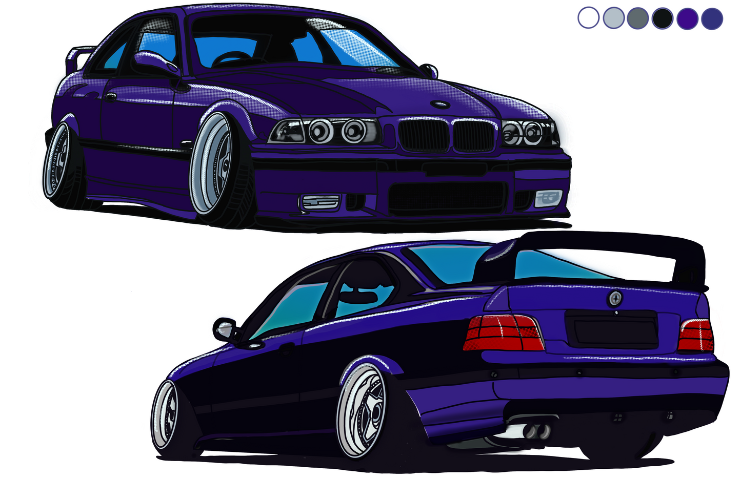 BMW Techno Violet E36 M3